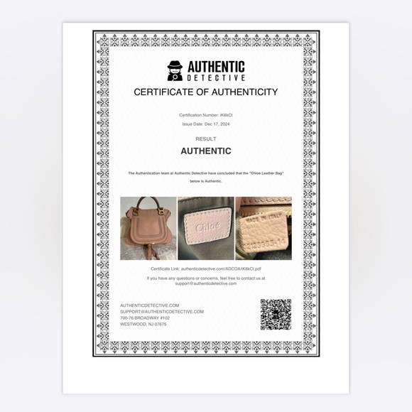 👛 Gorgeous EUC Authentic Chloe Marcie Tote 👛 Woodrose. This bag is perfection! 💗 - Picture 13 of 13